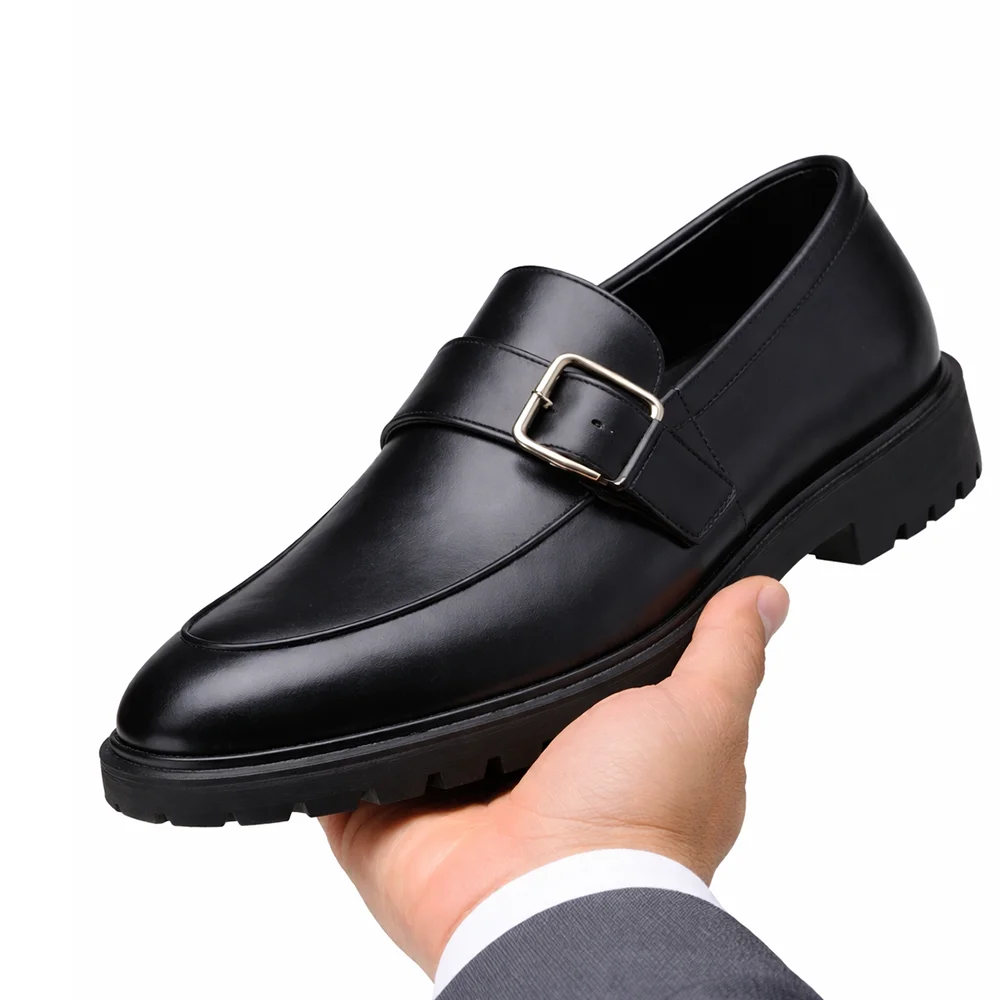 Men’s Leather Buckle Loafers Alternate View