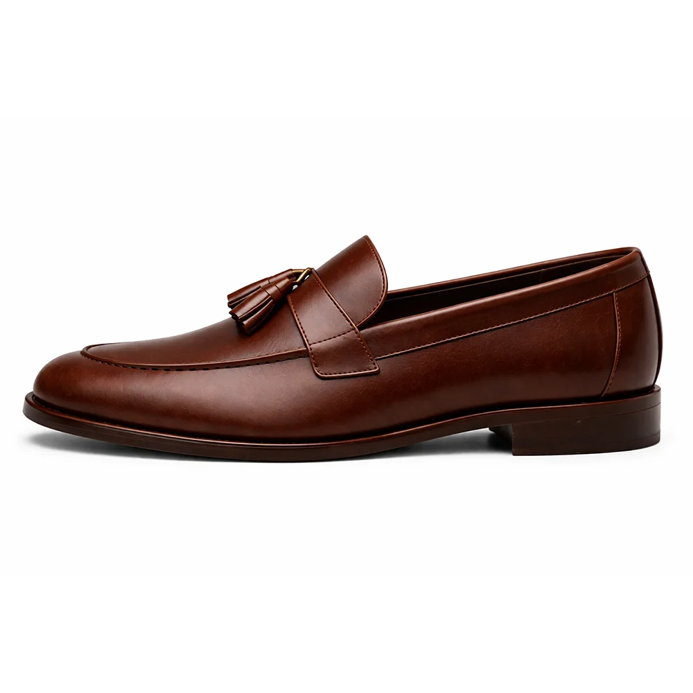 Brown Tassel Loafers Alternate View