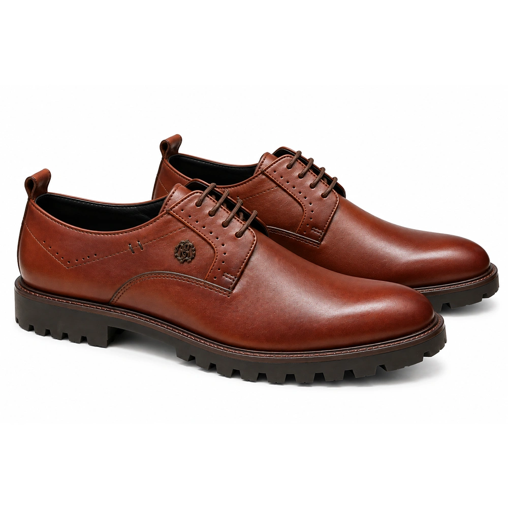 Premium Brown Derby Shoes