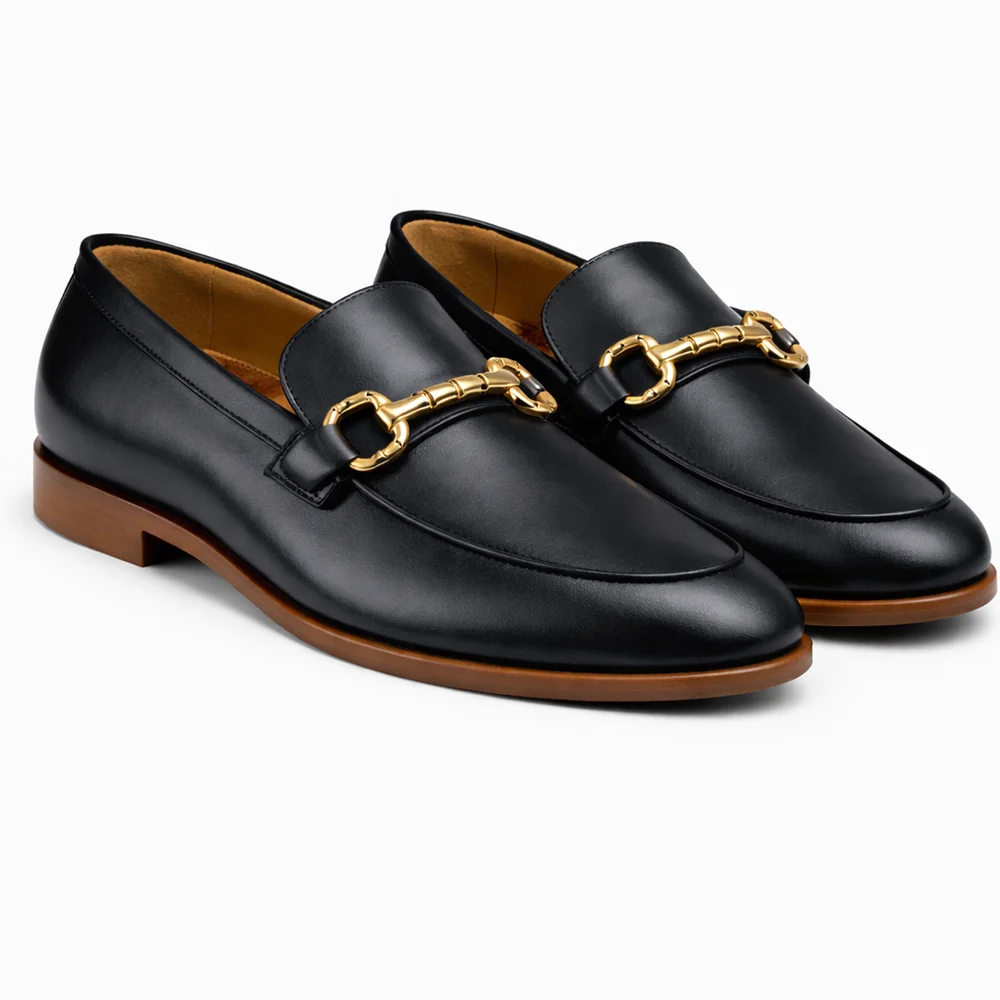 Men’s Leather Horsebit Loafers - Men's leather shoes Pakistan